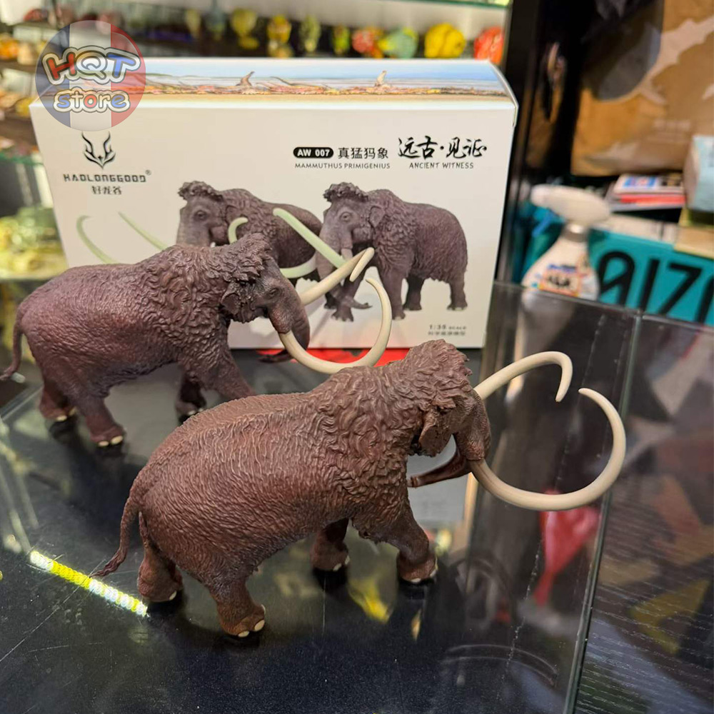 Mô hình Voi Ma Mút Mammuthus Haolonggood AW 007 tỉ lệ 1/35 (Mammoth)