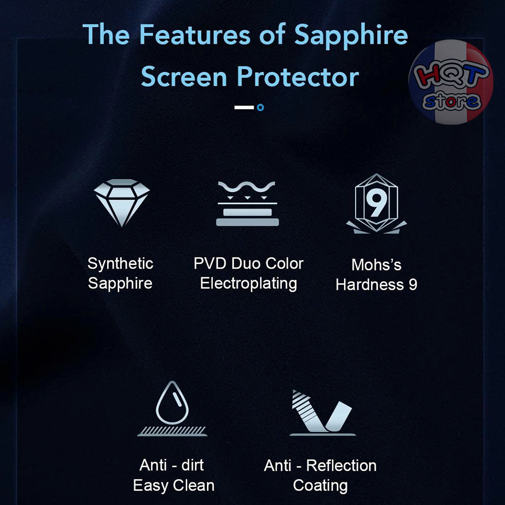 Ốp Camera Hoda Sapphire NEW VERSION iPhone Duo