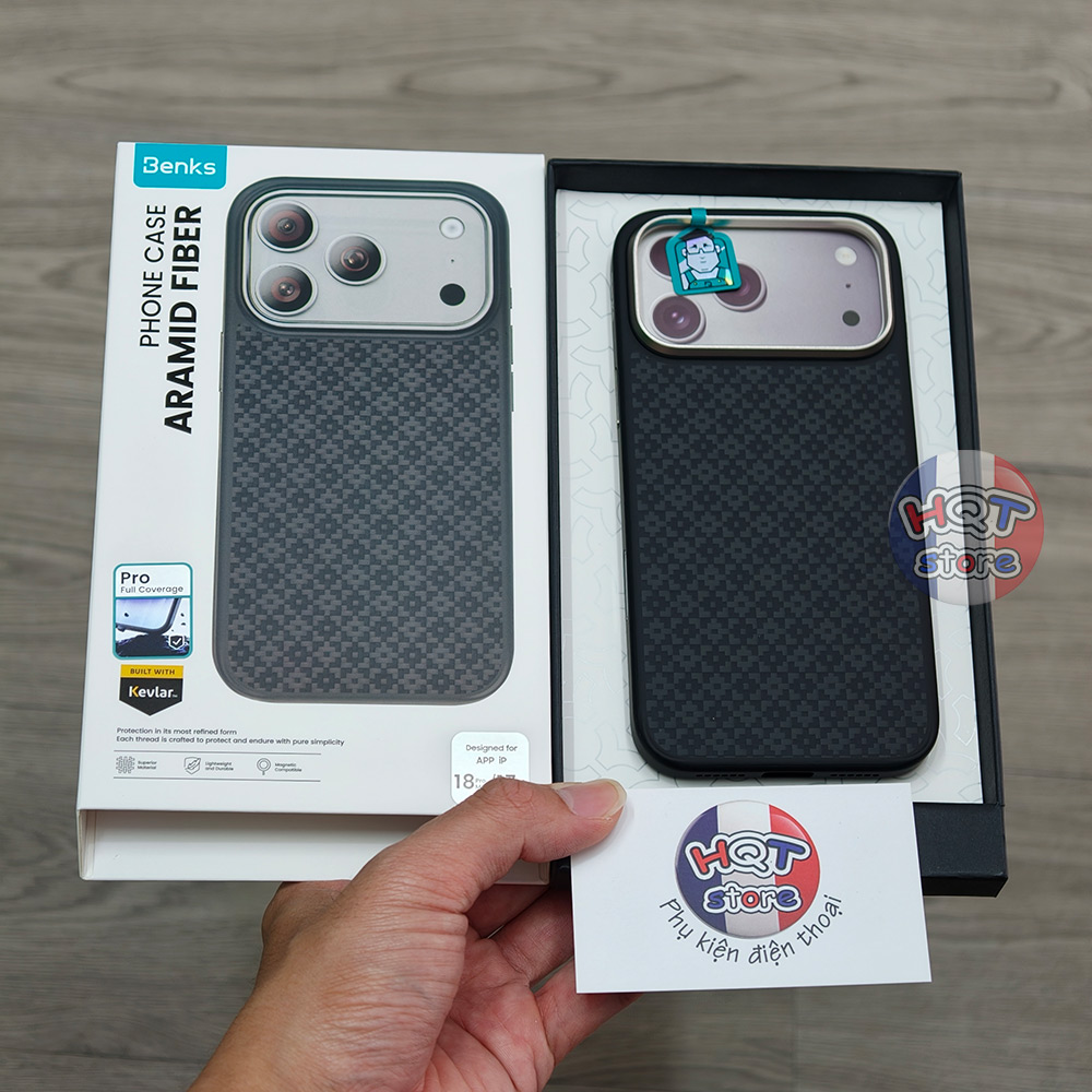 Ốp Carbon Benks ArmorGrid Pro Y3 Case iPhone 18 Pro Max / 17