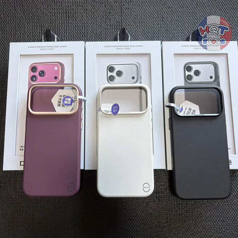 Ốp da Defense Zero-G Air Leather Case iPhone 18 Pro Max / 17
