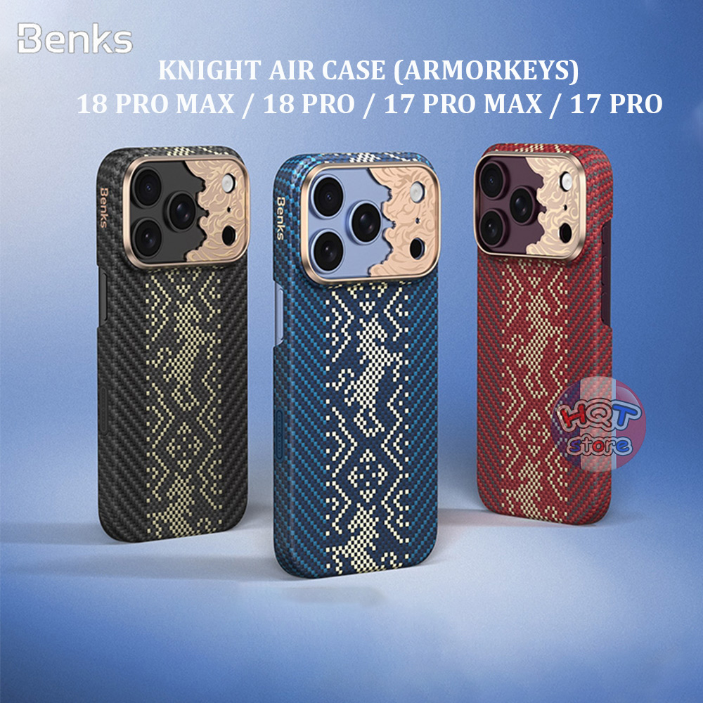 Ốp Kevlar Benks Knight Air (ArmorKeys) iPhone 18 Pro Max / 17