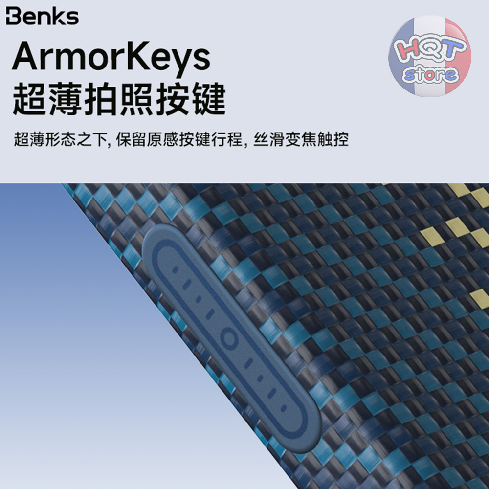 Ốp Kevlar Benks Knight Air (ArmorKeys) iPhone 18 Pro Max / 17