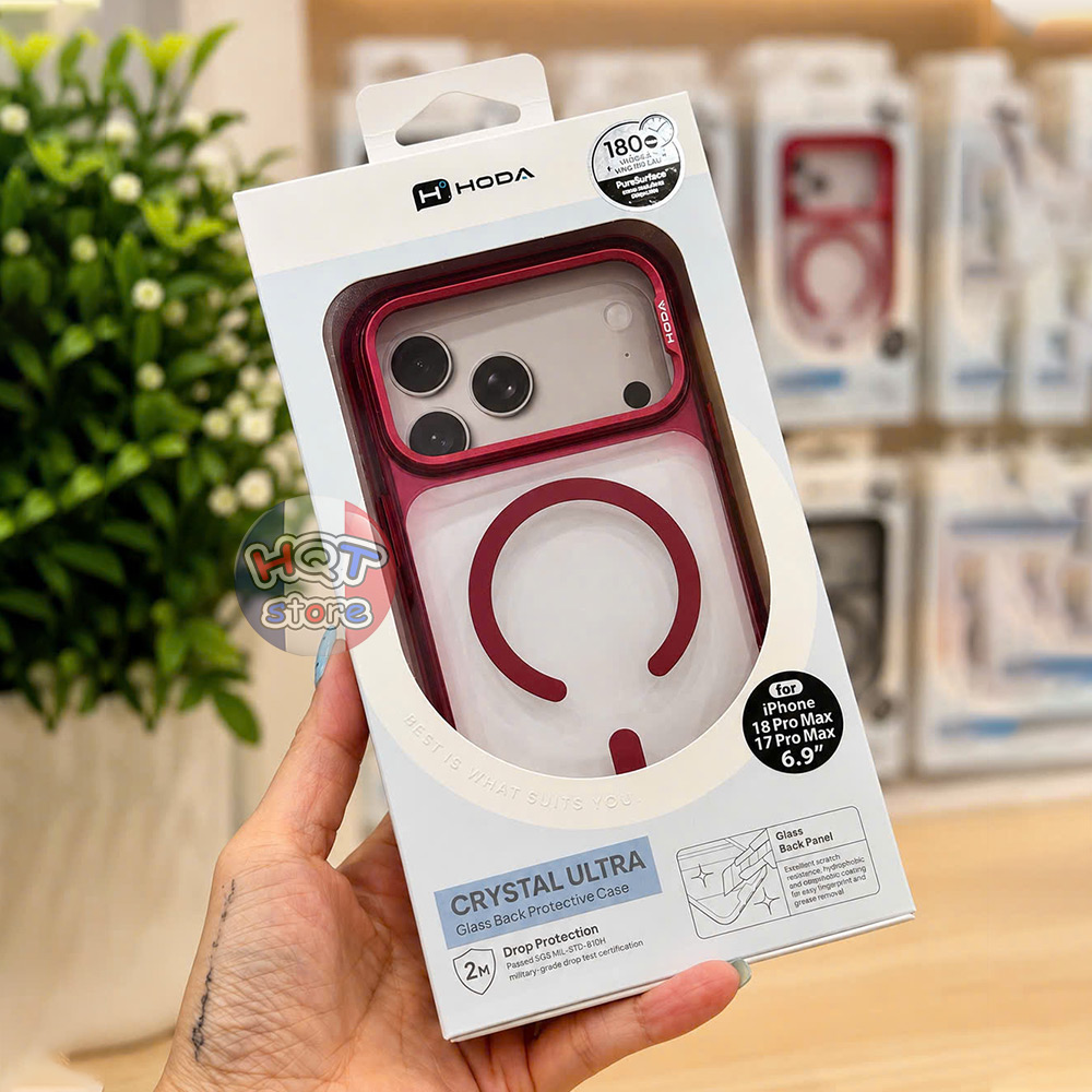 Ốp lưng HODA Crystal Ultra Case IPhone 18 Pro Max / 18 Pro / 17