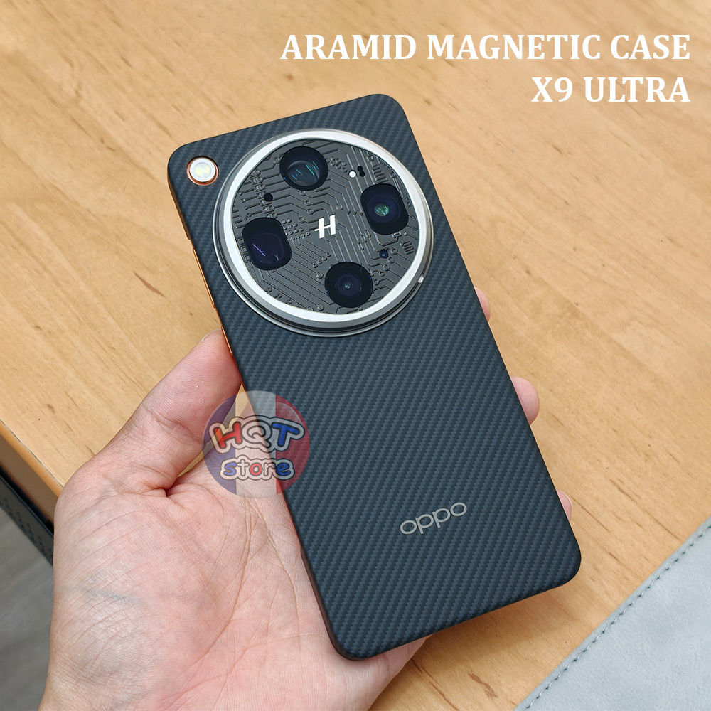 Ốp lưng sợi Carbon Oppo Aramid Magnetic Case cho Find X9 Ultra