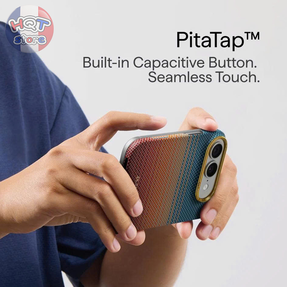 Ốp lưng sợi carbon PITAKA Edge Case iPhone Duo (Back Case)