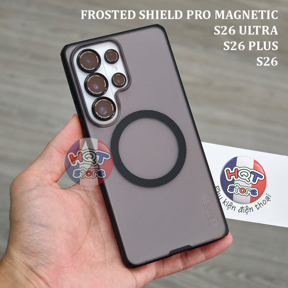 Ốp Nillkin Frosted Shield Pro Magnetic S26 Ultra S26 Plus S26