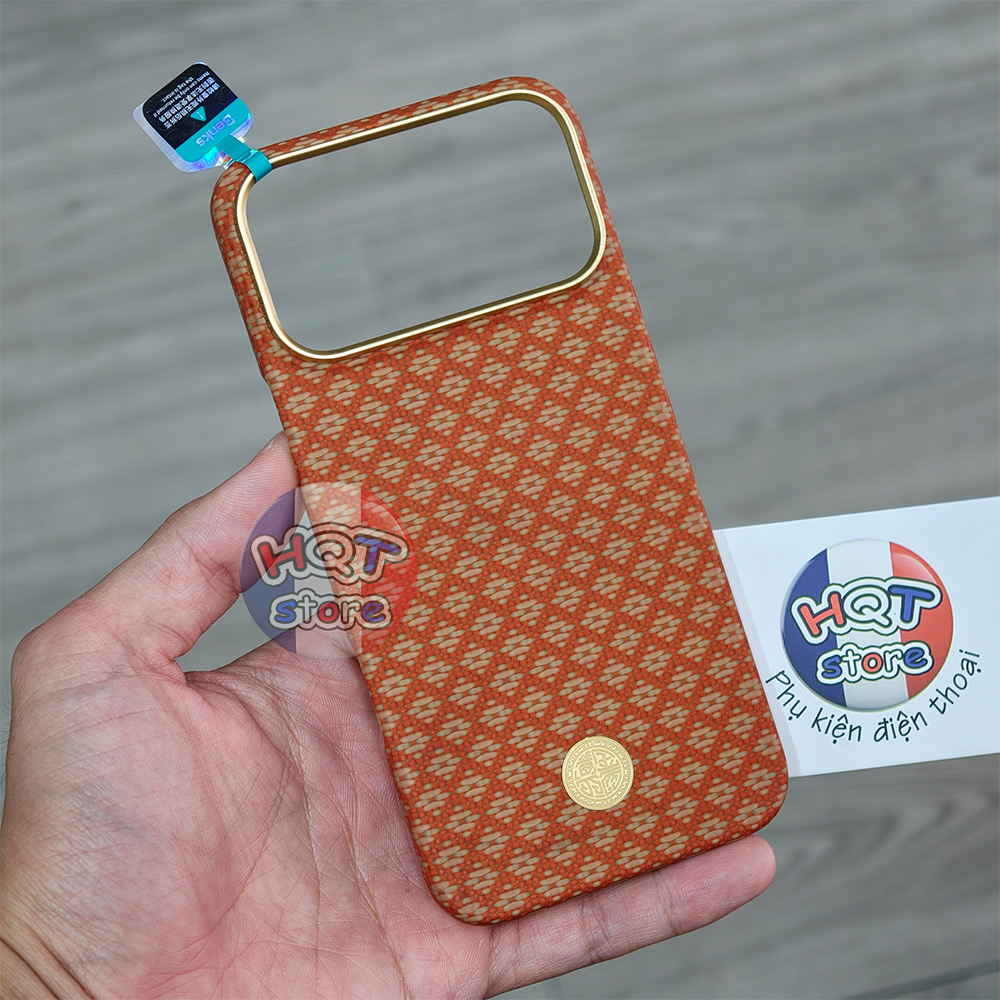 Ốp Sợi Kevlar Benks Fortune Orange iPhone 17 Pro Max / 17 Pro
