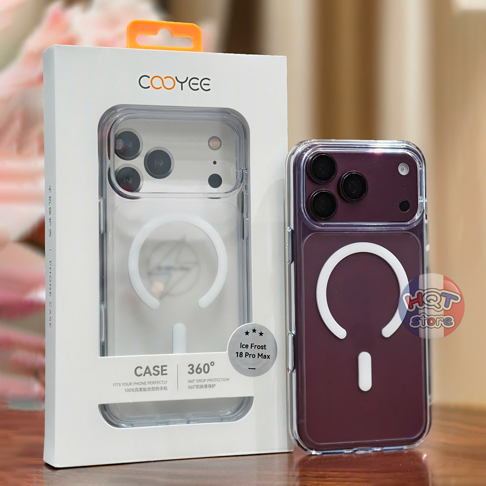 Ốp trong nhám COOYEE Ice Frost IPhone 18 Pro Max 17 Series