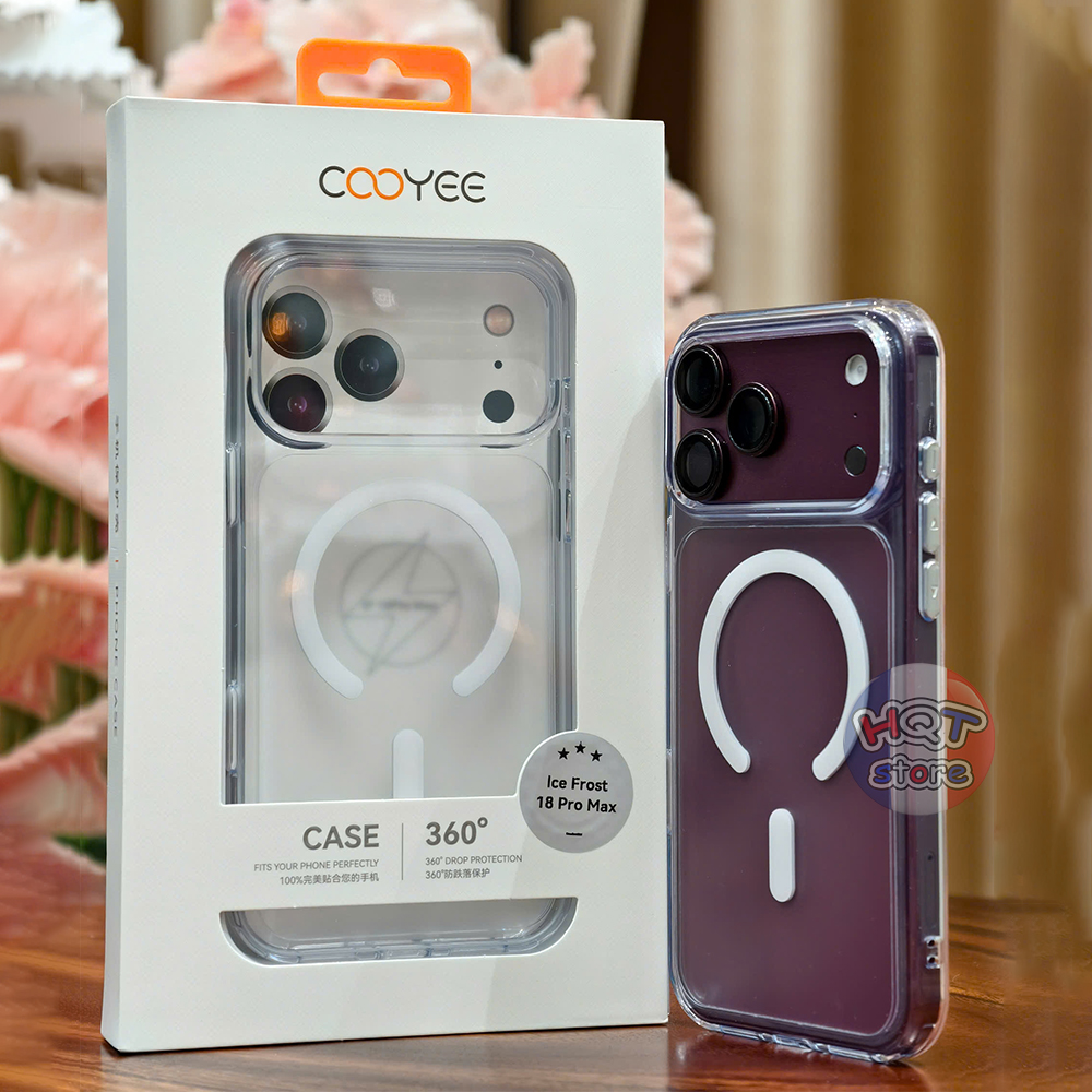 Ốp trong nhám COOYEE Ice Frost IPhone 18 Pro Max 17 Series