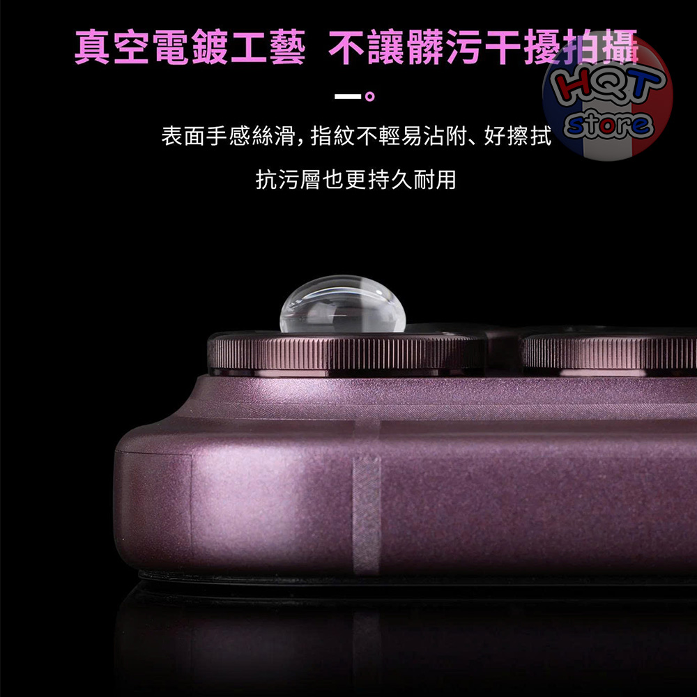 Ốp viền kính Camera Hoda Sapphire DSLR iPhone 18 Pro Max Pro