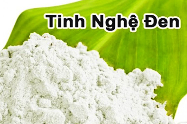 Màu của tinh bột nghệ đen