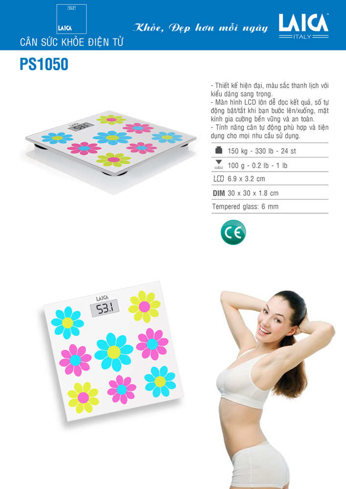 Cân sức khỏe LAICA PS1050