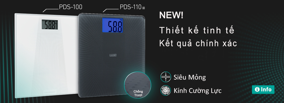 Cân sức khỏe điện tử Lanaform PSD 100