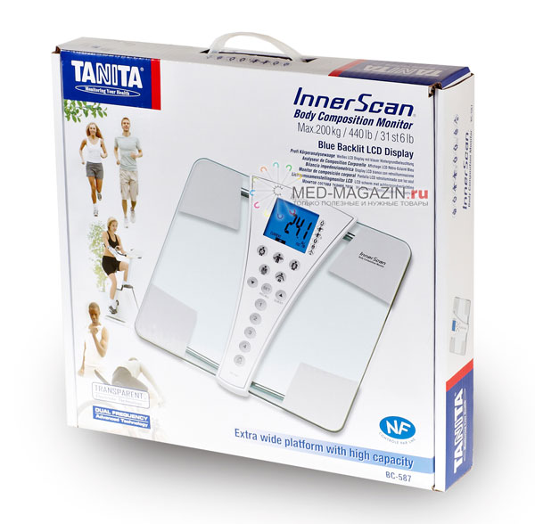 Cân sức khỏe và phân tích cơ thể Tanita BC-587