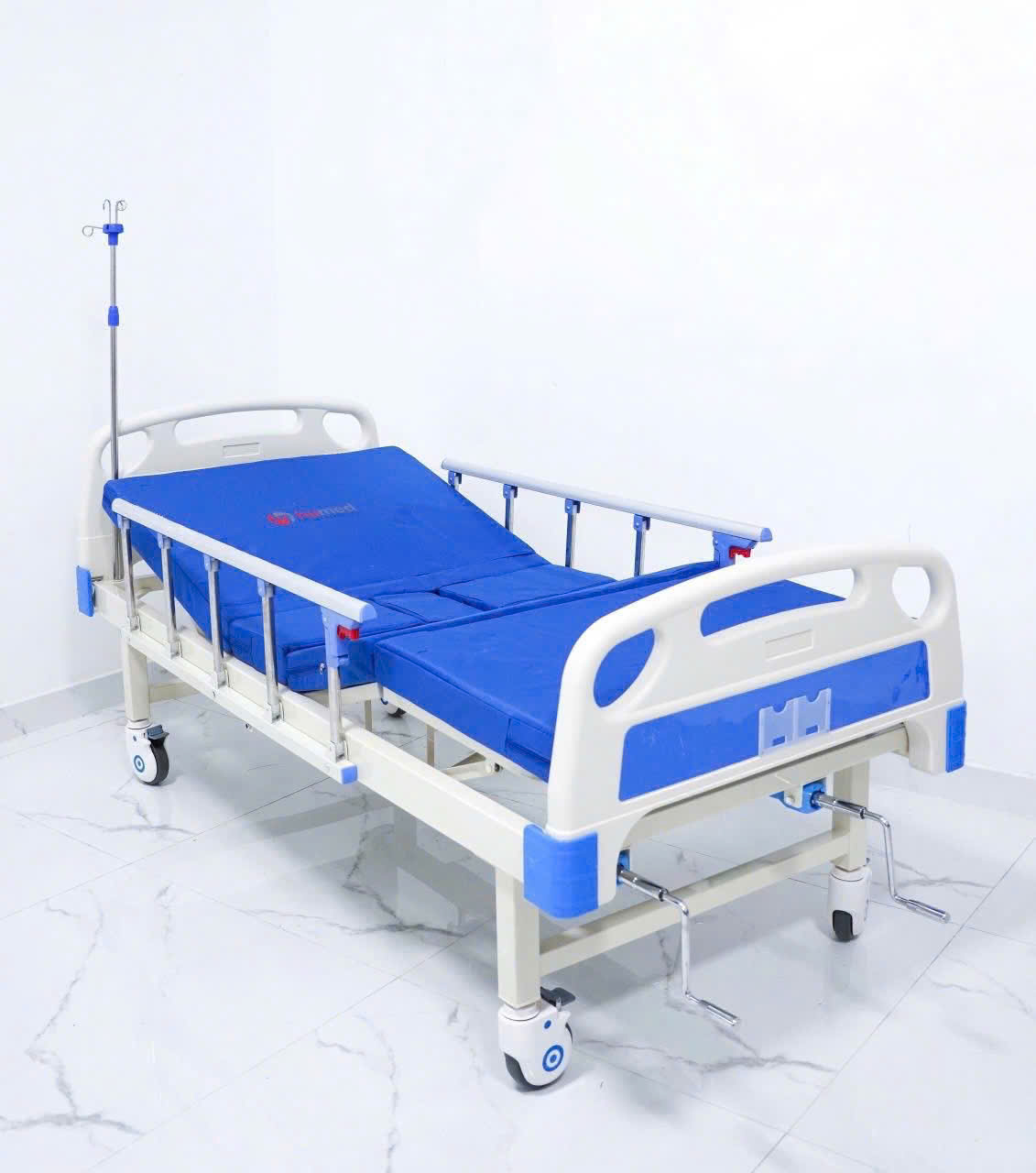 giường bệnh nhân 2 tay quay Humed HM-C2
