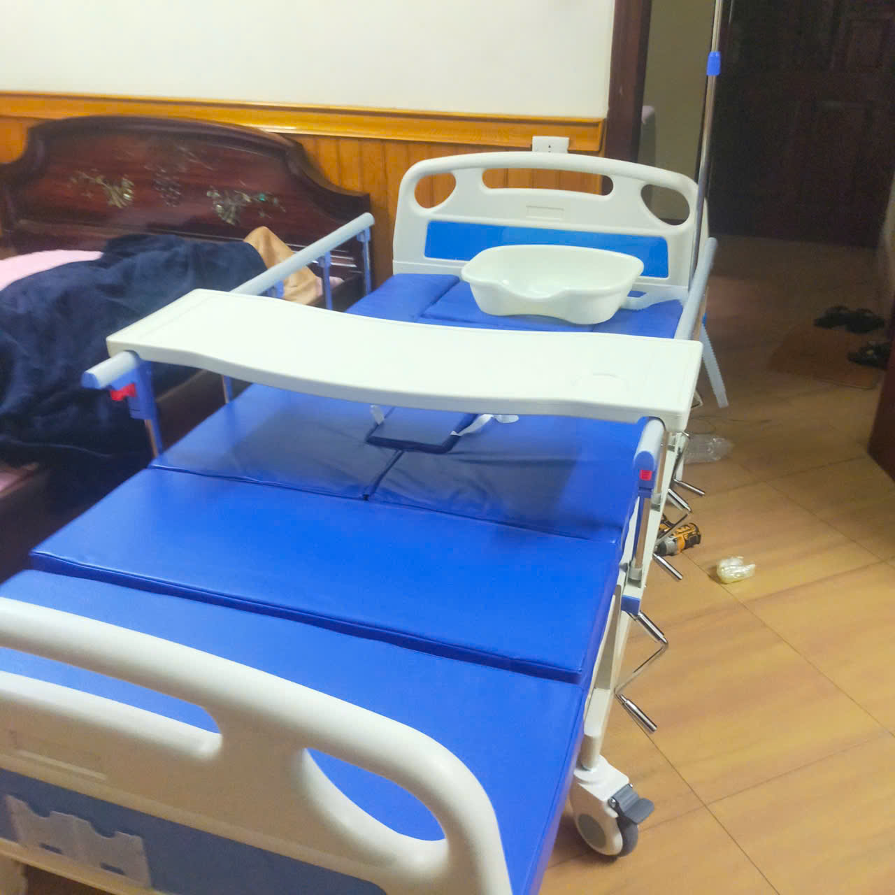 giường bệnh nhân đa năng 5 tay quay humed hm-c5