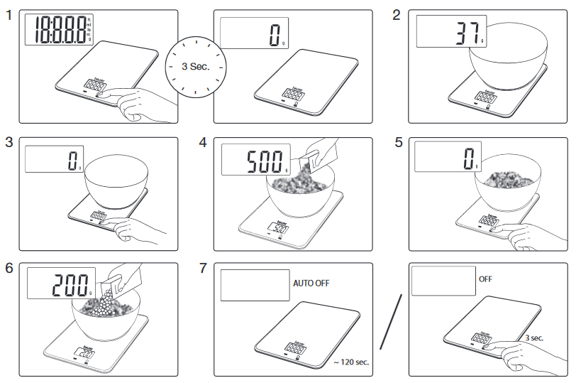 Cân nhà bếp Beurer KS19