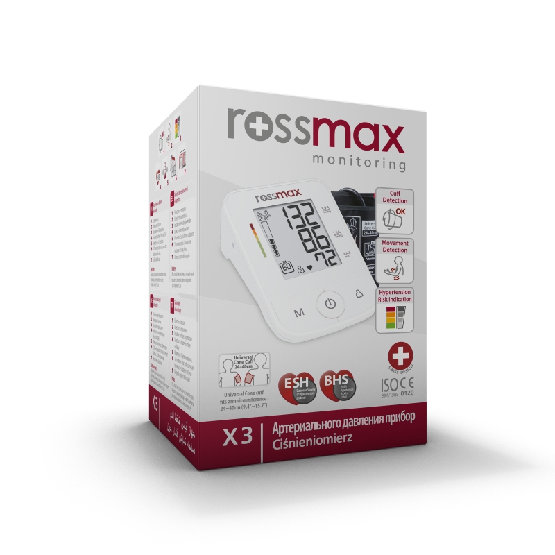Máy đo huyết áp tự động bắp tay Rossmax X-3
