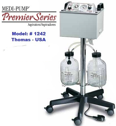 Máy hút dịch 2 bình Thomas 1242