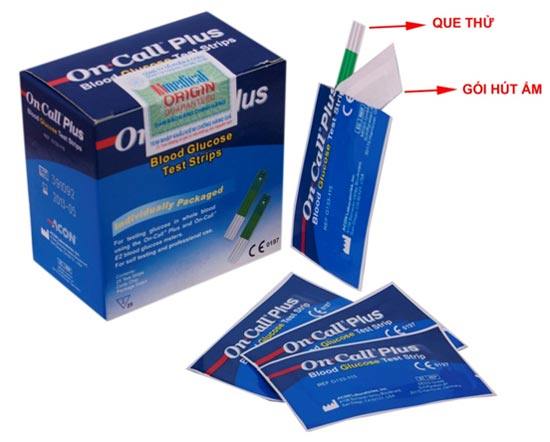 Que thử đường huyết Acon On-Call Plus