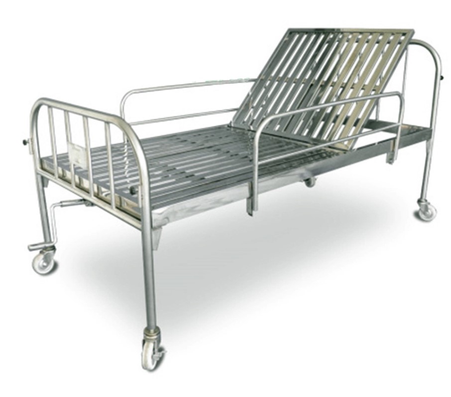 Giường bệnh nhân INOX 2 tay quay thích hợp với nhiều bệnh nhân