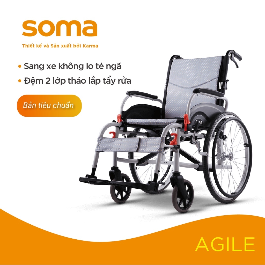 ​​​​​​​Xe lăn Karma Soma Agile Pro