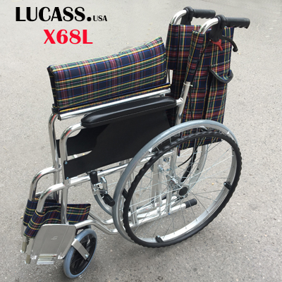 Xe Lăn Lucass X68 ( X68L) phù hợp người cao tuổi, di chuyển khó khăn