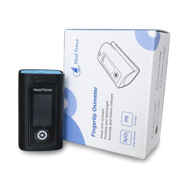 Máy đo nồng độ oxy trong máu SpO2 Heal Force Prince-100N có thiết kế nhỏ gọn, rất thuận lợi cho việc sử dụng, mang the