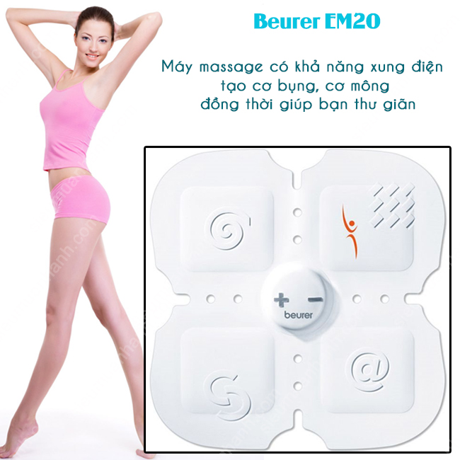 Máy massage xung điện tạo cơ bụng, cơ mông Beurer EM20 (EM 20)