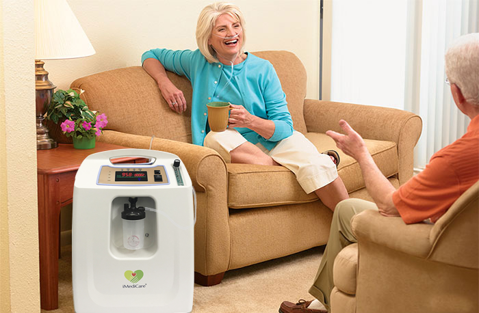 Các phím điều khiển của Máy tạo oxy IMedicare OC-3LA đều được sử dụng dưới dạng các phím chạm