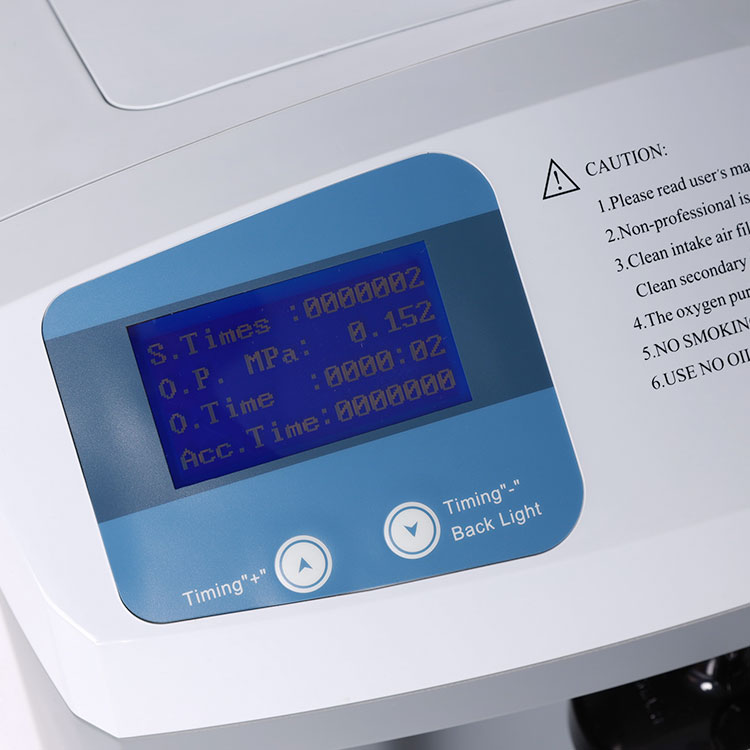 Máy tạo oxy Longfian Jay - 10W sử dụng màn hình LCD giúp thể hiện những thông tin rõ nét