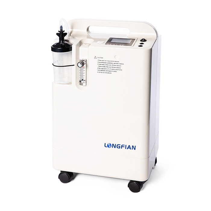 Máy tạo oxy Longfian Jay-5BW có nhiều chức năng cảnh báo thông minh, dễ sử dụng