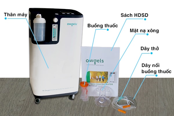 Máy tạo Oxy Owgels OZ-5-01TW0 là loại máy tạo oxy thuộc thế hệ mới của thương hiệu Owgels nổi tiếng tại CHLB Đức.