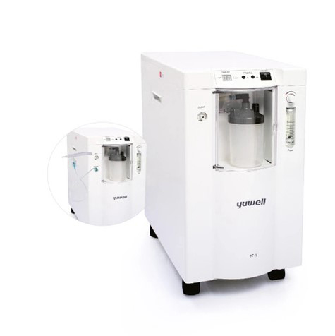 Máy tạo oxy Yuwell 7F-3EW trực tiếp lấy không khí ở môi trường xung quanh