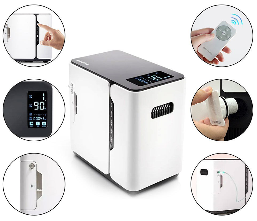 Máy tạo oxy Yuwell Yu-300 có thể hoạt động liên tục trong 24h