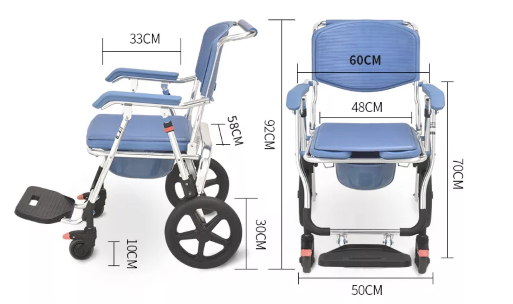 Ghế bô vệ sinh đa năng Vidan-016 được thiết kế chắc chắn, dễ dàng sử dụng