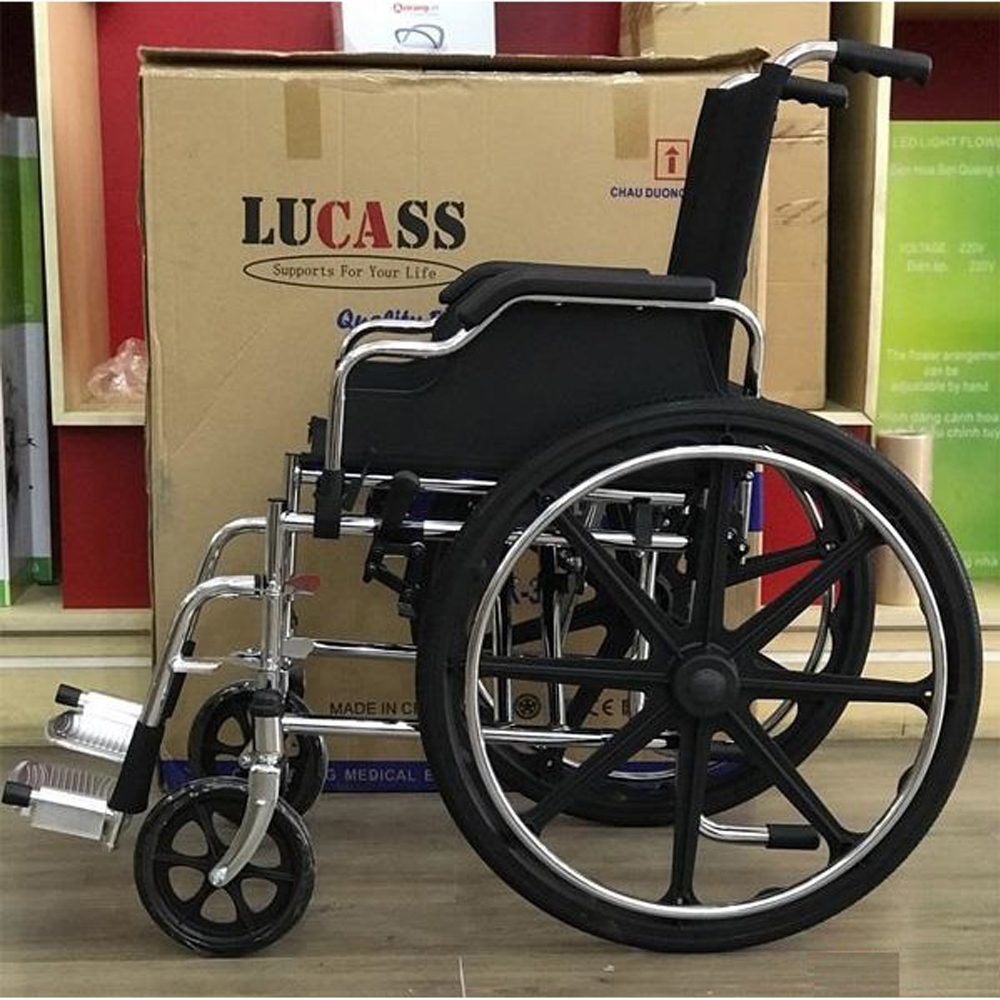 Xe lăn cao cấp Lucass X-39B với chất liệu hợp kim cao cấp nhất.