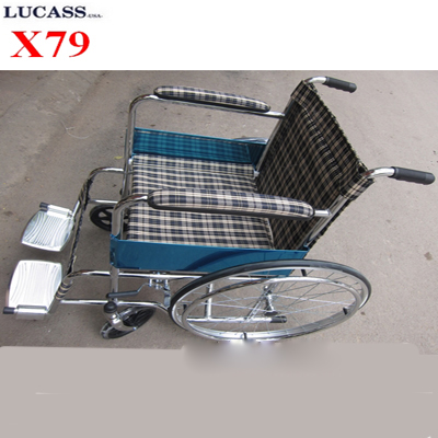 Xe lăn Lucass X79 có thể gấp gọn, tháo rời