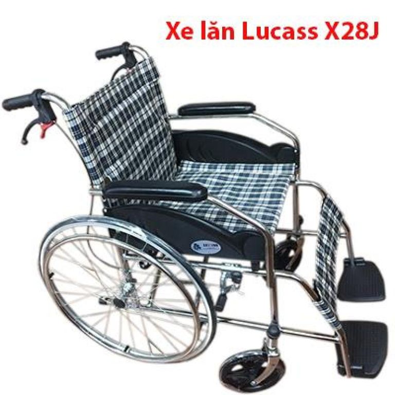 Xe lăn lucass X28J gấp gọn tiện lợi