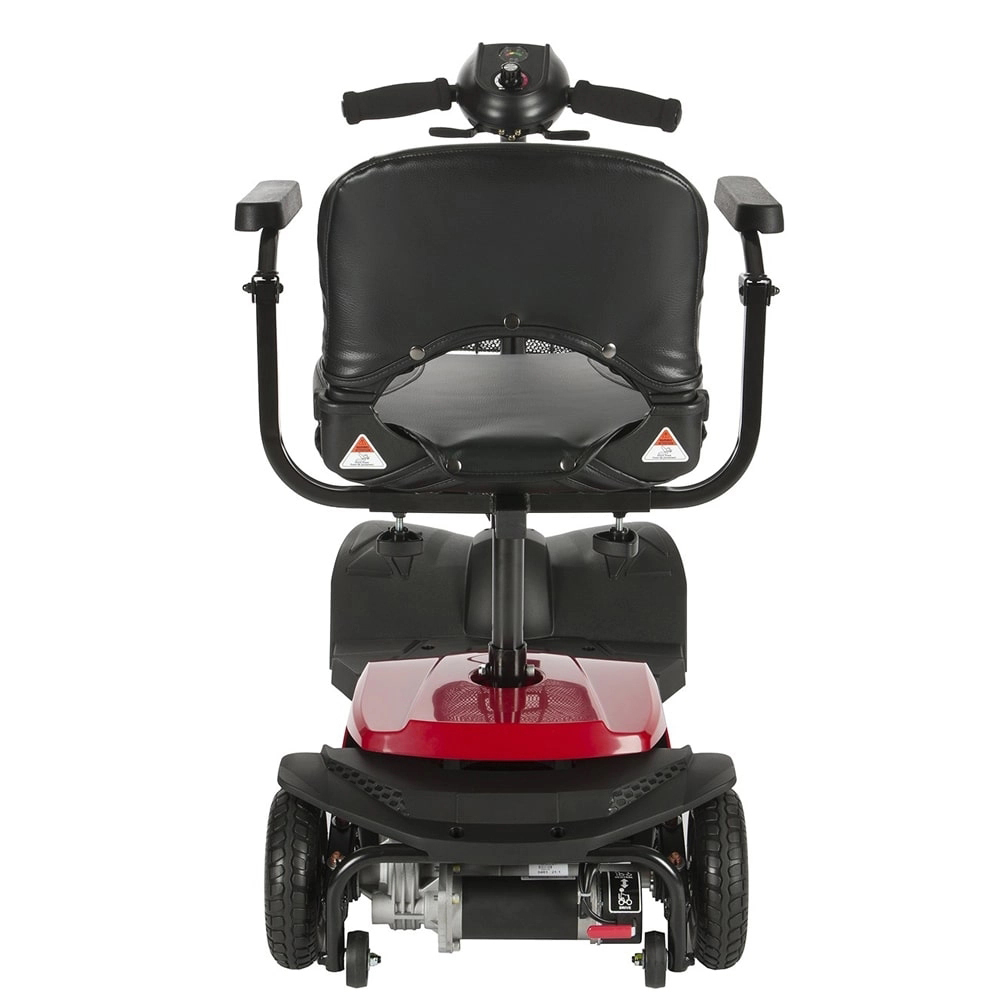 Xe scooter điện 4 bánh Rider bánh xe được làm bằng chất liệu PU cao cấp, đảm bảo độ bền cao