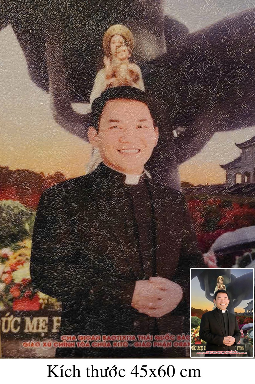 Tranh Gạo Màu Chân Dung 11