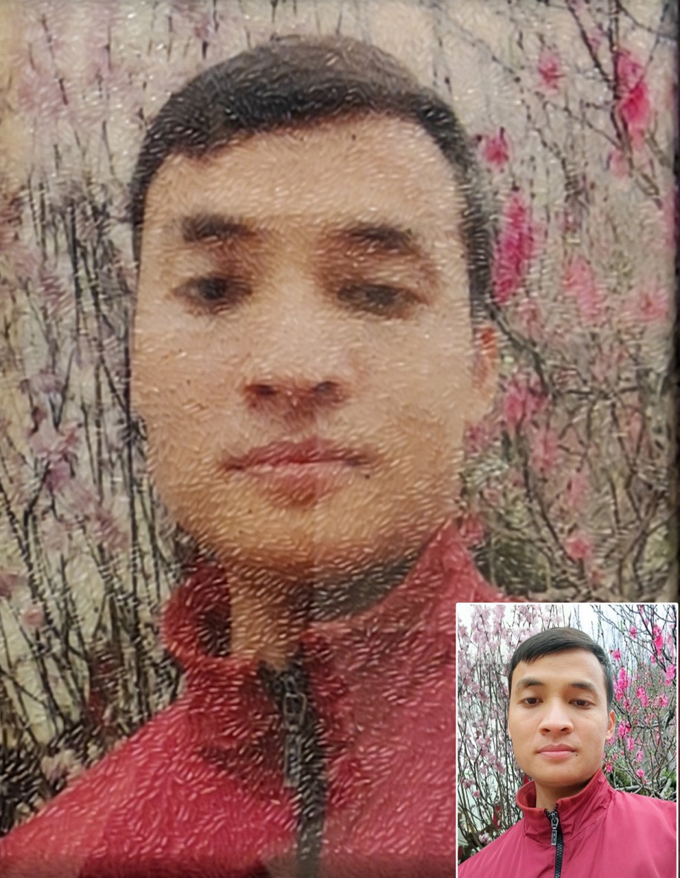 Tranh Gạo Màu Chân Dung 4