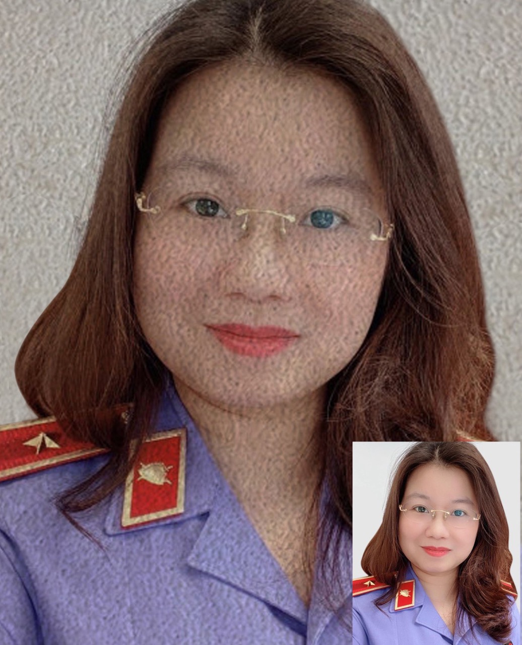 Tranh Gạo Màu Chân Dung 7