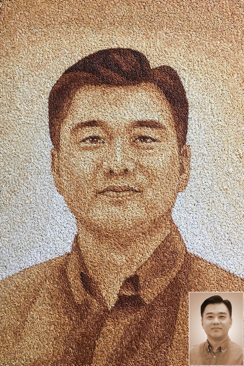 Tranh Gạo Rang Chân Dung 2025 11