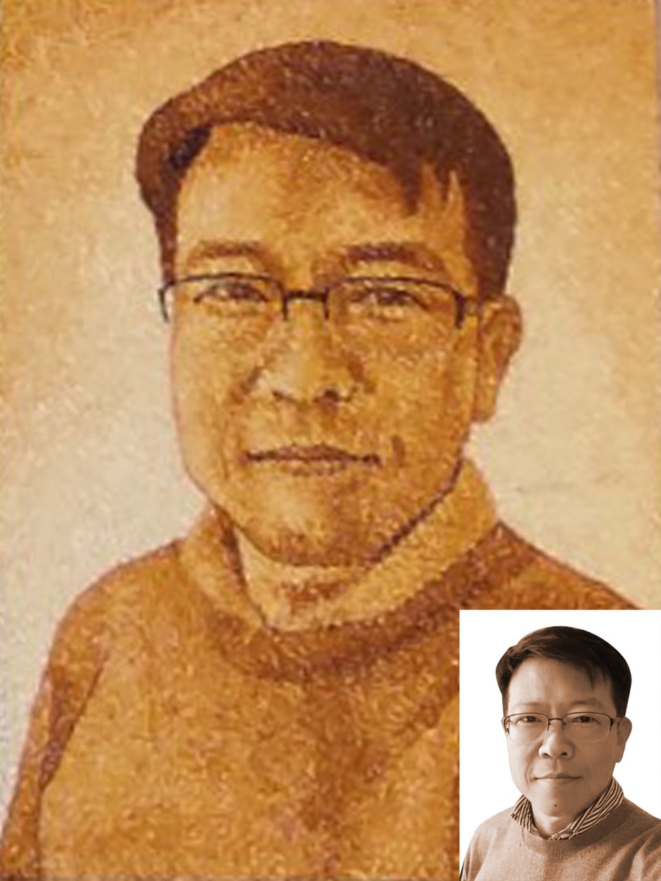 Tranh Gạo Rang Chân Dung 2025 15