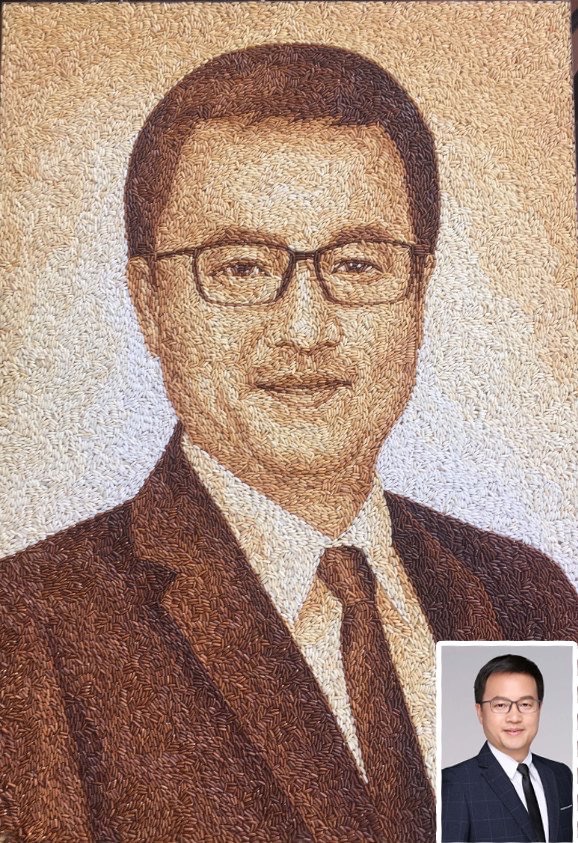 Tranh Gạo Rang Chân Dung 2025 21