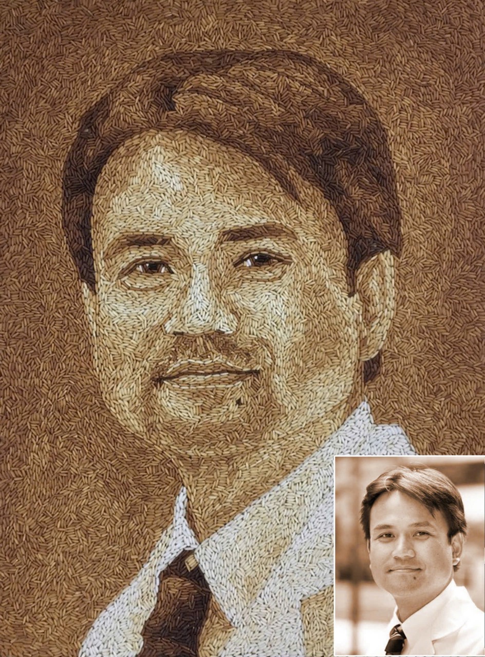 Tranh Gạo Rang Chân Dung 2025 33