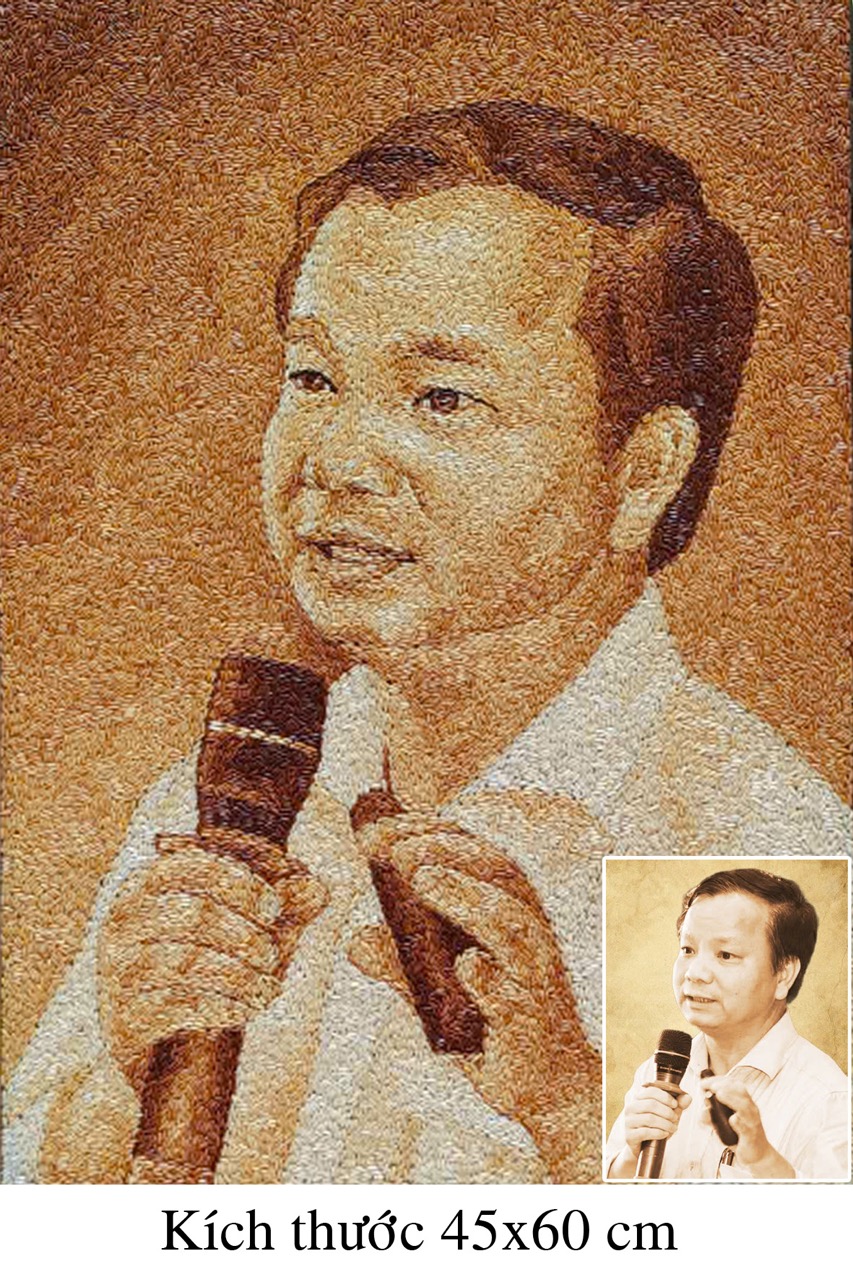 Tranh Gạo Rang Chân Dung 2025 6