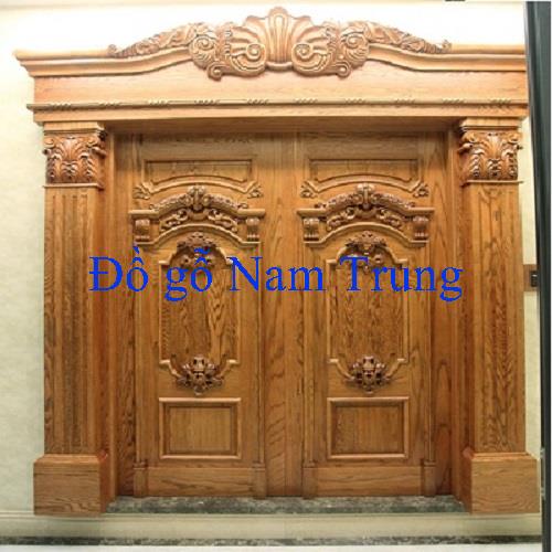 cửa gỗ đại hội 17