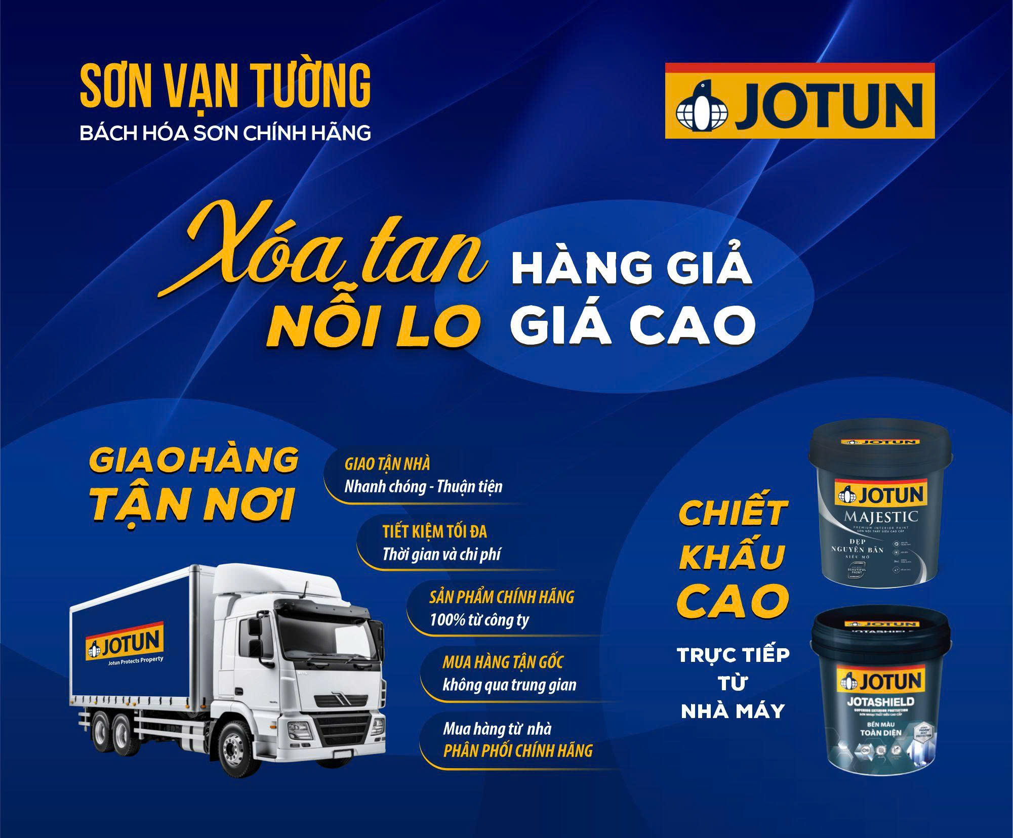 Đại Lý Phân Phối Sơn Jotun Chính Hãng - Giao Hàng Tận Nơi Đại Lý Phân Phối Sơn Jotun Chính Hãng - Giao Hàng Tận Nơi